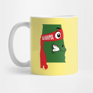 A funny map of Alabama Mug